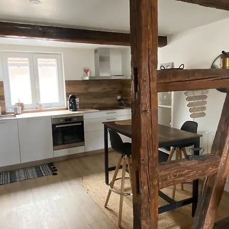 Duplex Douillet Renove - Terrasse - Wifi - Parking - Proche Piste Cyclable - דירה Schleithal